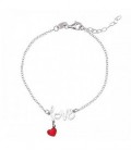 PULSERA LOVE + CORAZON ESMALTE - PU5471R