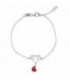 PULSERA CORAZON CERRADURA + CORAZON ESMALTE - PU5473R