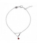 PULSERA CORAZON + CORAZON ESMALTE - PU5474R