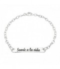 PULSERA MENSAJE SONRIE A LA VIDA - PU3951