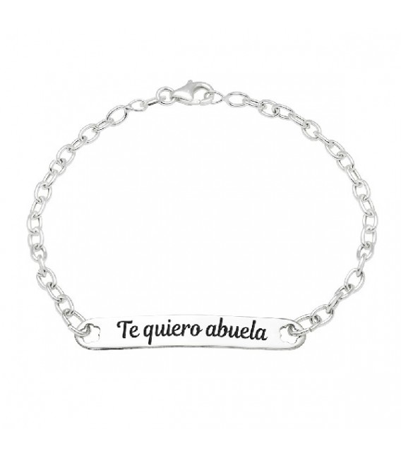 PULSERA MENSAJE TE QUIERO ABUELA - PU3956