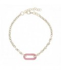 PULSERA CADENA CENTRO ESLABON OVAL ESMALTE - PU5560CH/14