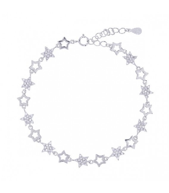 PU. ESTRELLAS CZ + LISAS EN LINEA - PU5569R