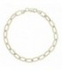 PULSERA OVAL TUBO CUADRADO HUECA - PU5617CH