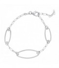 PULSERA ESLABONES OVALADOS DIAMANTADOS - PU5625R