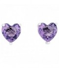 PENDIENTE CORAZON CZ 6MM - PE6234R/01