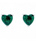 PENDIENTE CORAZON CZ 6MM - PE6234R/16