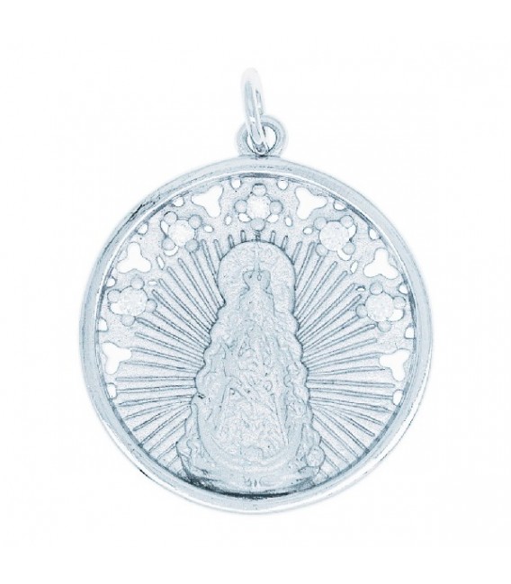 VIRGEN ROCIO 25 MM 5 CZ RODIO - CO2890R