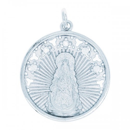 VIRGEN ROCIO 25 MM 5 CZ RODIO - CO2890R