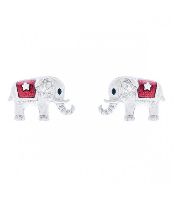 PENDIENTE ELEFANTE ESMALTE - PE6272R