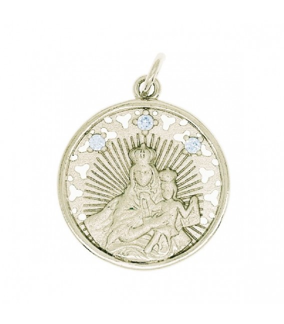 VIRGEN CARMEN 22 MM 3 CZ 2 MICRAS - CO2889CH