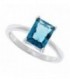 SORTIJA 1 CZ RECTANGULAR 6 X 8 MM - SO1595R/03