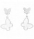 PEND. DOBLE MARIPOSA LISO Y NACAR - PE6419R