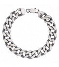 PULSERA BARBADA PLATA OXIDO HUECA - PU5686OX