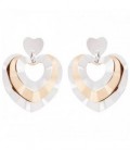 PEND. TRIPLE CORAZON BICOLOR - PE6448R/CH