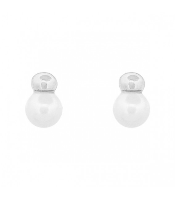 PEND. BOLA PLATA 3 MM + PERLA 4 MM - PE6553R