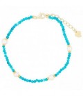 PULSERA TURQUESAS CON PERLAS - PU5746CH/15