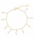 PULSERA PERLAS NATURALES COLGANDO - PU5754CH