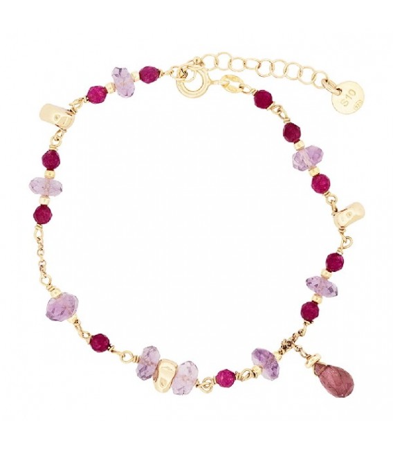 PULSERA AMATISTAS Y RUBIS - PU5756CH/01