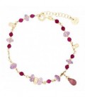 PULSERA AMATISTAS Y RUBIS - PU5756CH/01