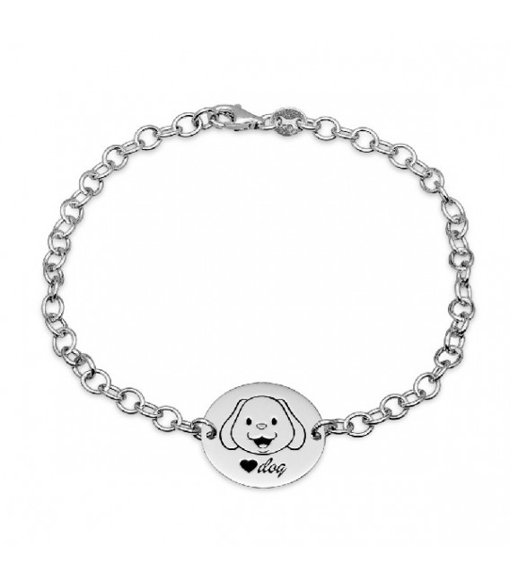 PULSERA LOVE DOG DISCO 17MM - PU4512