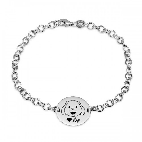 PULSERA LOVE DOG DISCO 17MM - PU4512