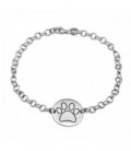 PULSERA HUELLA MASCOTA DISCO 17MM - PU4516