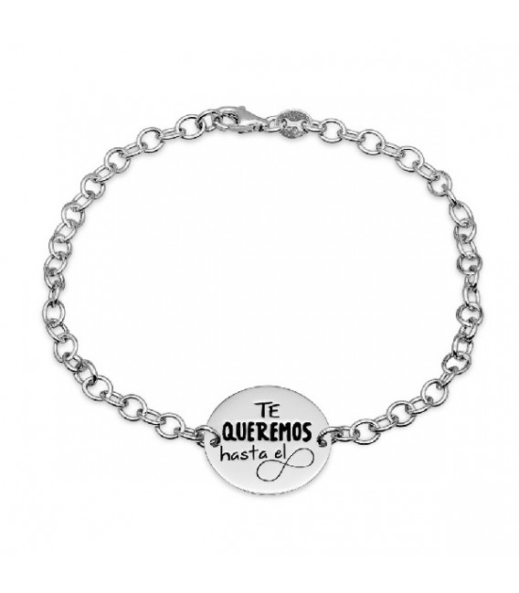 PULSERA T.Q.HASTA EL INFINITO DISCO 17MM - PU4521