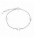 PULSERA ESTRELLA LISA + 2 PERLAS - PU4076