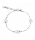 PULSERA 3 ESTRELLAS LISAS EN LINEA - PU4639