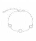 PULSERA 3 CIRCULOS EN LINEZ CIRCONITA - PU4658