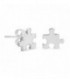 PENDIENTE PUZZLE PLATA LISA EN TACO DE 3 UD - PE5413