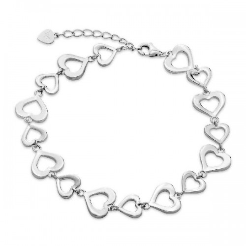 PULSERA CORAZONES EN LINEA - PU4704