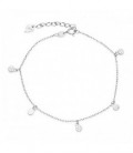 PULSERA DISCOS LISOS + DISCOS CIRCONITA - PU4734