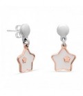 PENDIENTES ESTRELLA NACAR ROSE TOP CIRCULO - PE5520OR