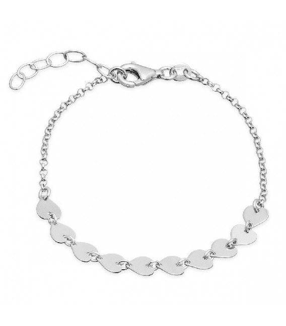 PULSERA CORAZONES EN LINEA - PU4804