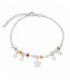 PULSERA MULTICOLOR ESTRELLAS COLGANDO - PU4946