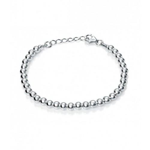 PULSERA PLATA BOLAS 5MM - PU1374