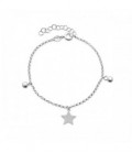 PULSERA ROLO 2 BOLAS + ESTRELLA LISA - PU5047