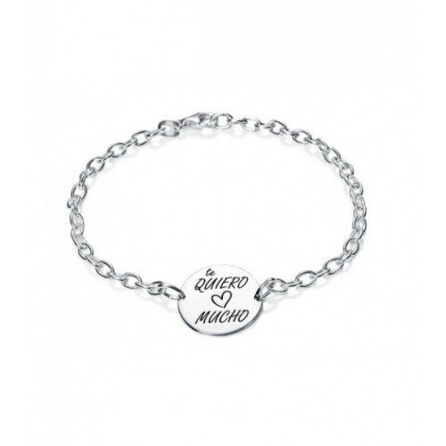 PULSERA MEDALLA TEQUIERO MUCHO - PU4107