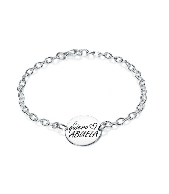 PULSERA MEDALLA TE QUIERO ABUELA - PU4108