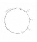 PULSERA CADENA BOLAS CRUCES - PU5111