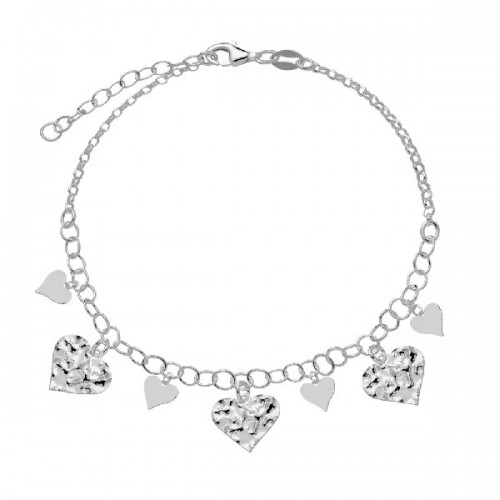 PULSERA CORAZONES Y MARTELE - PU5116