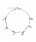 PULSERA DISCOS COLGANDO + ONDAS - PU5121R