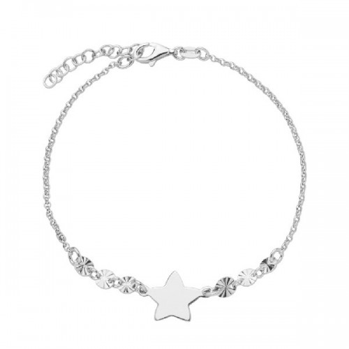 PULSERA ESTRELLA CENTRO DISCOS LAPIDADOS - PU5135R