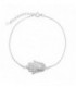 PULSERA MANO DE FATIMA CENTRO CORAZON CZ - PU5181R