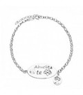 PULSERA CHAPA OVAL ABUELITA T.Q. - PU5182R