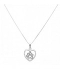 COLGANTE CORAZON HUELLA + CADENA - CO2497