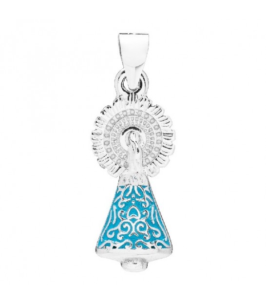 PULSERA VIRGEN DEL PILAR ESMALTE - PU4802/18 - Silver Diez