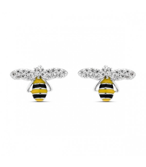 PENDIENTE ABEJA ALAS DE CZ - PE5629